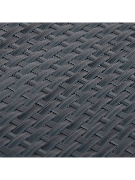 Balkonové zástěny 10 ks antracitové 255 x 19 cm polyratan