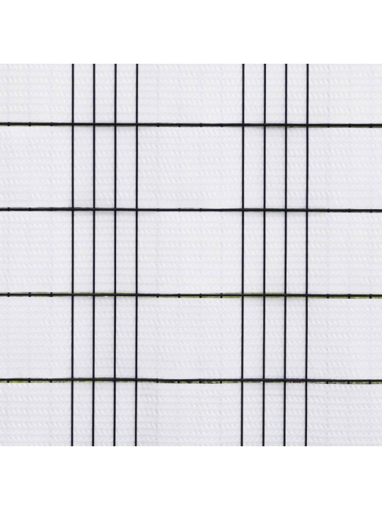 Balkonové zástěny 10 ks bílé 255 x 19 cm polyratan