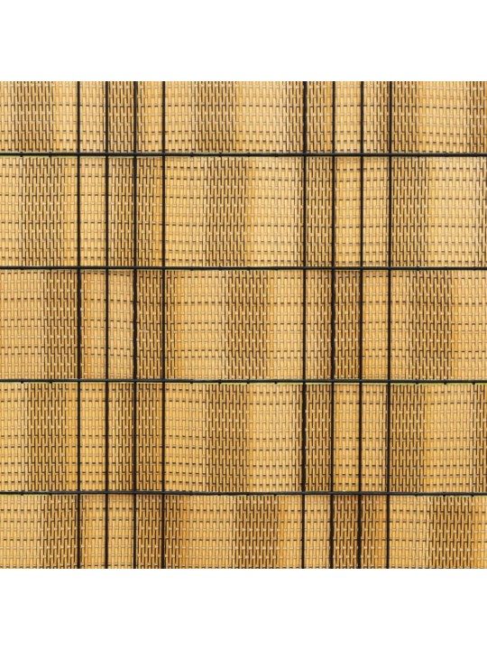 Balkonové zástěny 10 ks světle hnědé 255 x 19 cm polyratan