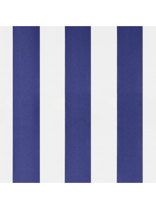 Volně stojící markýza modrá a bílá 400 x 300 cm textil a ocel