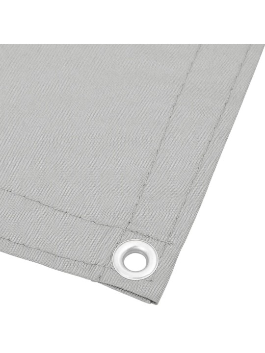 Balkonová zástěna světle šedá 75 x 400 cm 100% polyester oxford