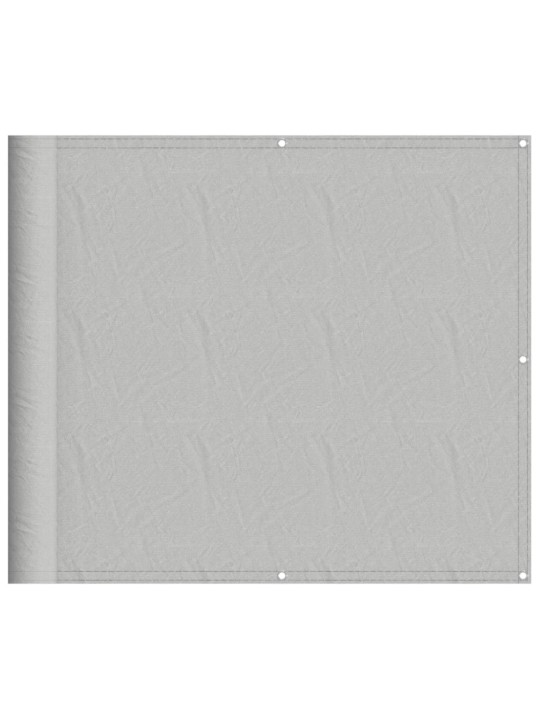 Balkonová zástěna světle šedá 90 x 300 cm 100% polyester oxford