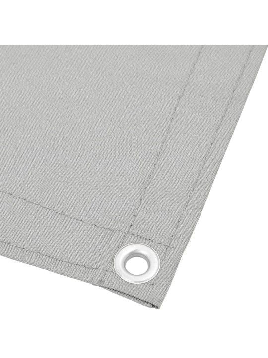 Balkonová zástěna světle šedá 120x500 cm 100% polyester oxford