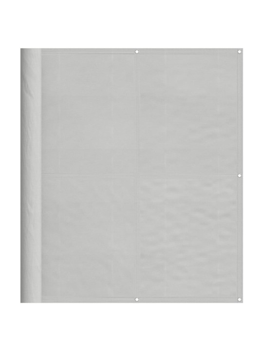 Balkonová zástěna světle šedá 120x700 cm 100% polyester oxford