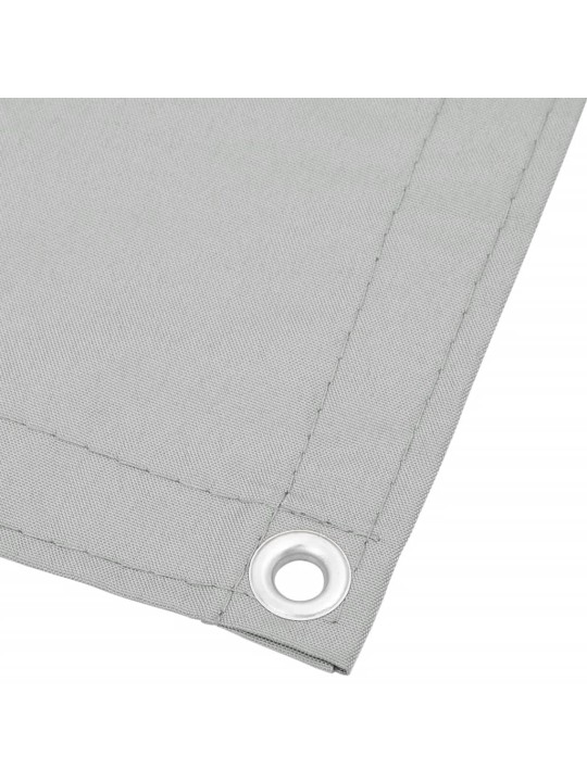 Balkonová zástěna světle šedá 120x700 cm 100% polyester oxford