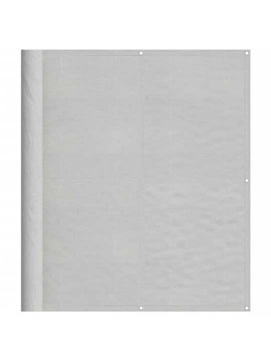Balkonová zástěna světle šedá 120x800 cm 100% polyester oxford