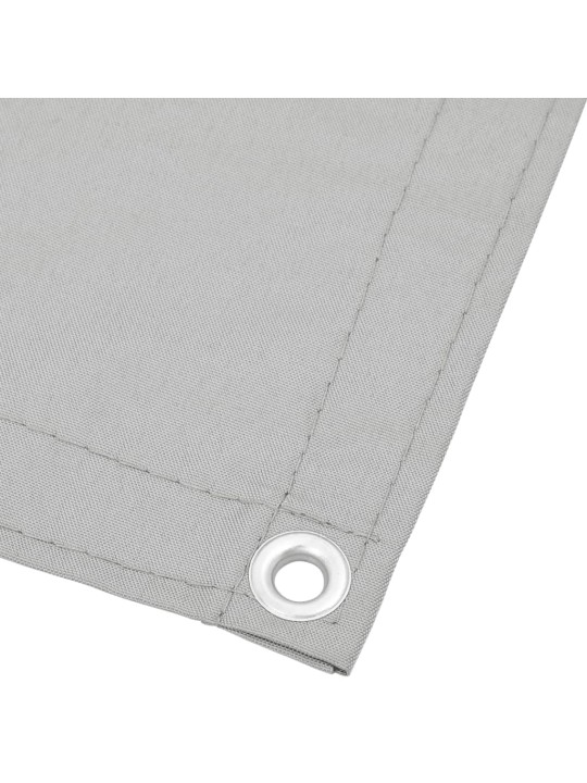 Balkonová zástěna světle šedá 120x800 cm 100% polyester oxford