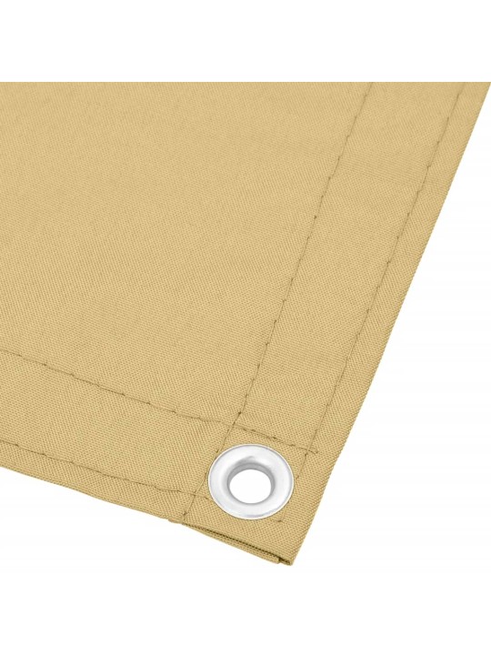 Balkonová zástěna písková 75 x 500 cm 100% polyester oxford