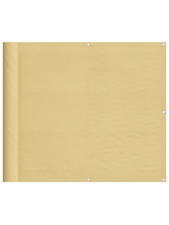 Balkonová zástěna písková 90 x 600 cm 100% polyester oxford
