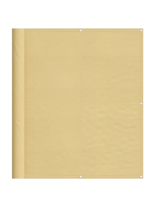 Balkonová zástěna písková 120 x 700 cm 100% polyester oxford