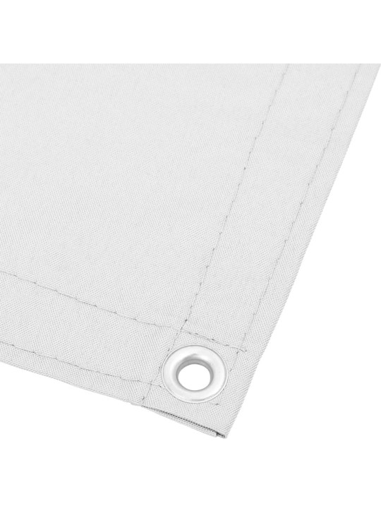 Balkonová zástěna bílá 75 x 700 cm 100% polyester oxford
