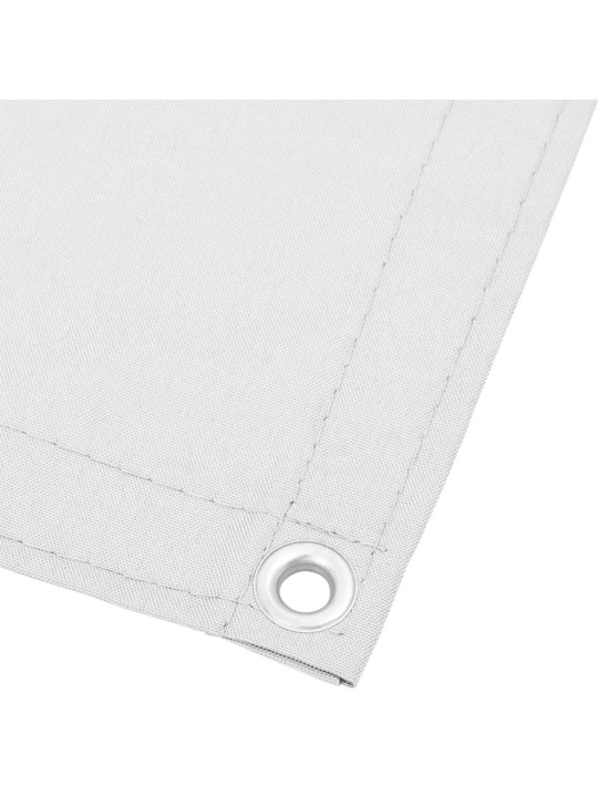 Balkonová zástěna bílá 75 x 800 cm 100% polyester oxford