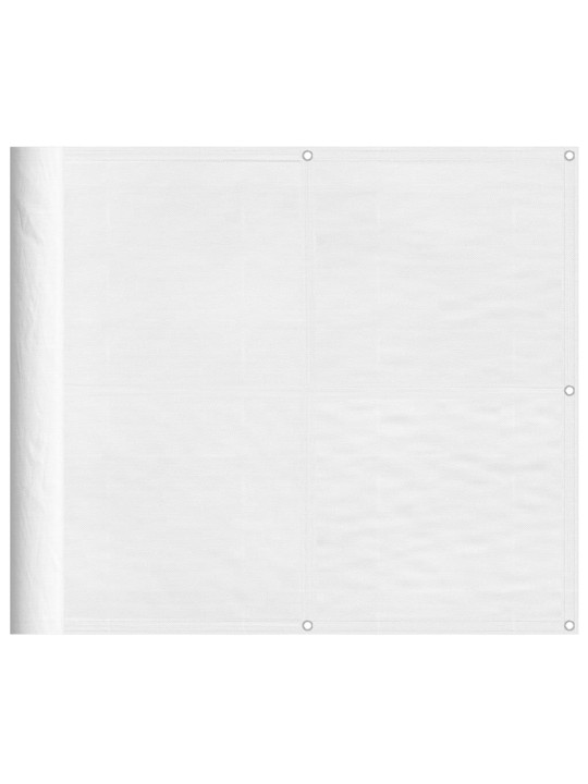 Balkonová zástěna bílá 90 x 800 cm 100% polyester oxford