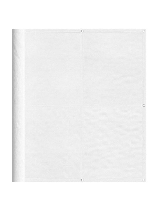 Balkonová zástěna bílá 120 x 700 cm 100% polyester oxford