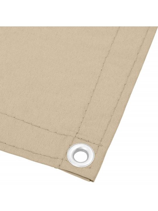 Balkonová zástěna béžová 120 x 800 cm 100% polyester oxford