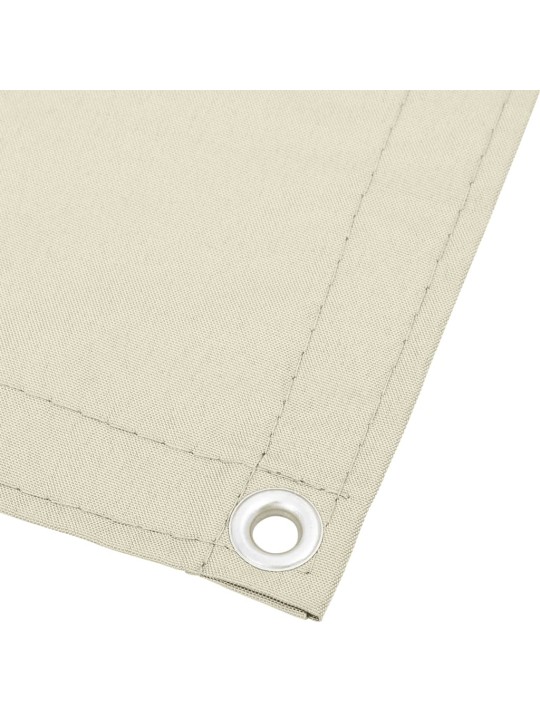 Balkonová zástěna krémová 120 x 800 cm 100% polyester oxford