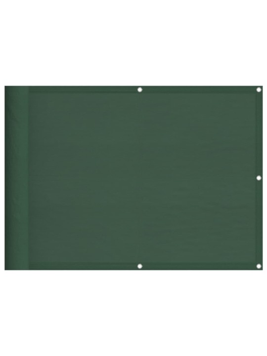 Balkonová zástěna tmavě zelená 75x700 cm 100% polyester oxford