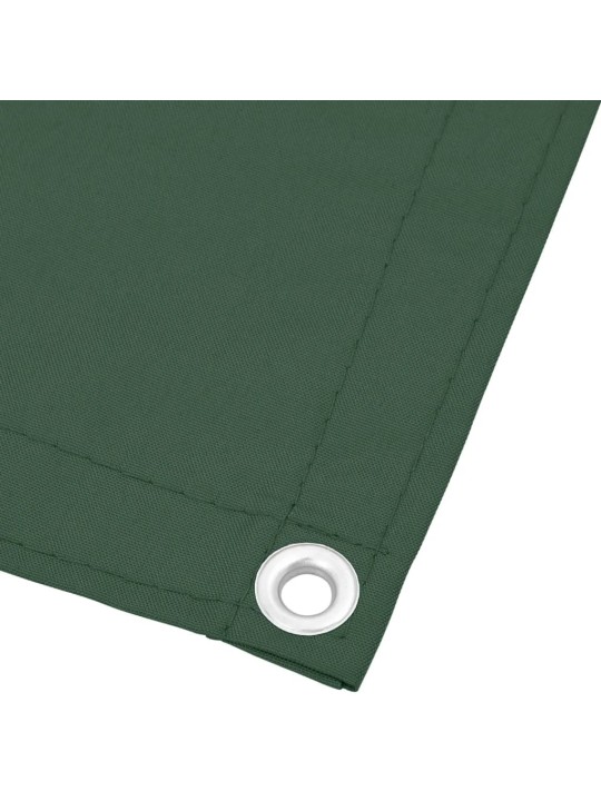 Balkonová zástěna tmavě zelená 75x700 cm 100% polyester oxford