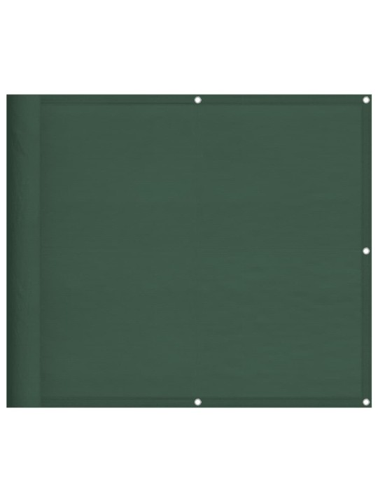Balkonová zástěna tmavě zelená 90x1000 cm 100% polyester oxford