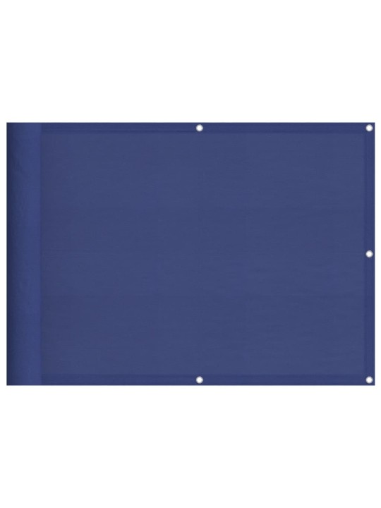 Balkonová zástěna modrá 75 x 700 cm 100% polyester oxford