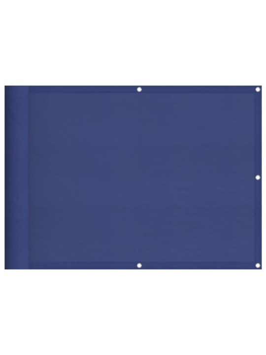 Balkonová zástěna modrá 75 x 1 000 cm 100% polyester oxford