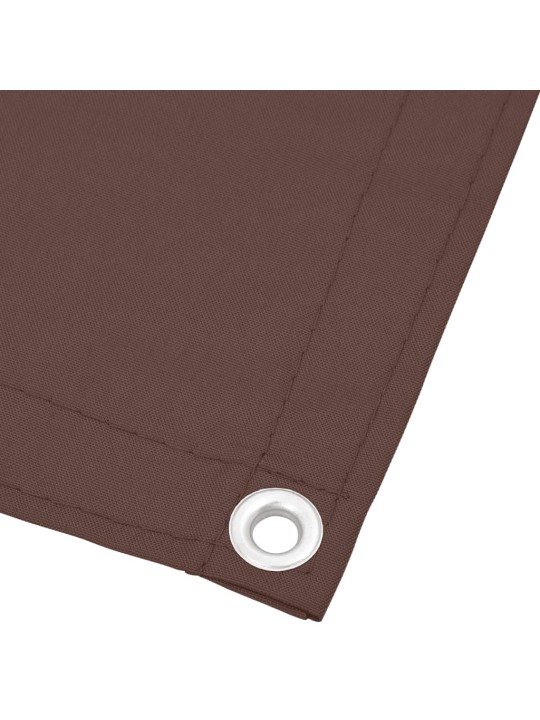 Balkonová zástěna hnědá 75 x 700 cm 100% polyester oxford