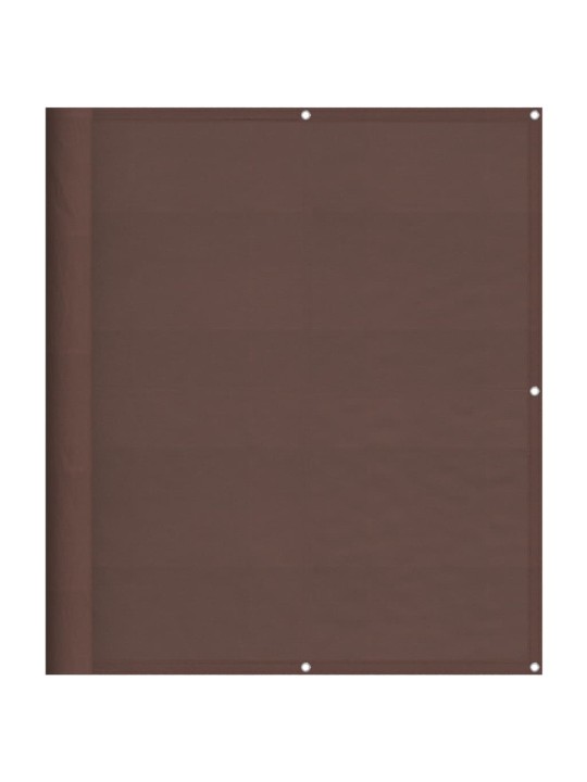 Balkonová zástěna hnědá 120 x 700 cm 100% polyester oxford