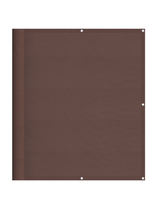Balkonová zástěna hnědá 120 x 800 cm 100% polyester oxford
