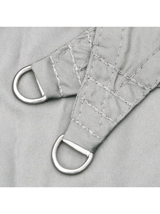 Stínicí plachta světle šedá 2 x 2 m 100% polyester oxford