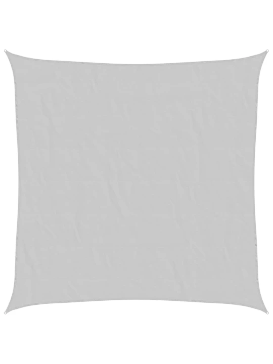 Stínicí plachta světle šedá 4 x 4 m 100% polyester oxford