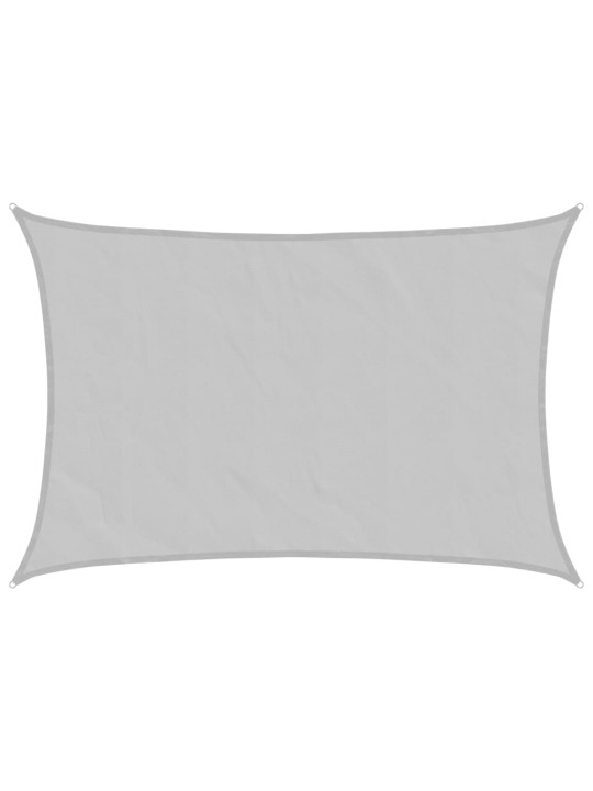 Stínicí plachta světle šedá 5x4 m 100% polyester oxford