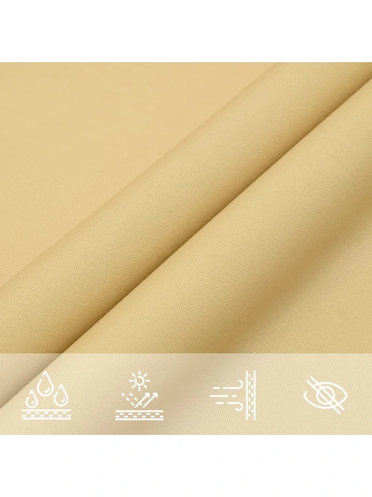 Stínicí plachta písková 4x2 m 100% polyester oxford
