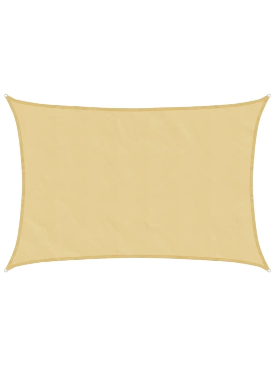 Stínicí plachta písková 4,5x3 m 100% polyester oxford