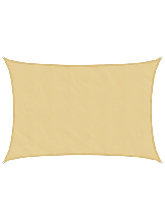 Stínicí plachta písková 5x3 m 100% polyester oxford