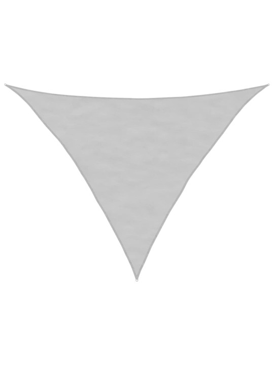 Stínicí plachta světle šedá 2,5x2,5x3,5 m 100% polyester oxford