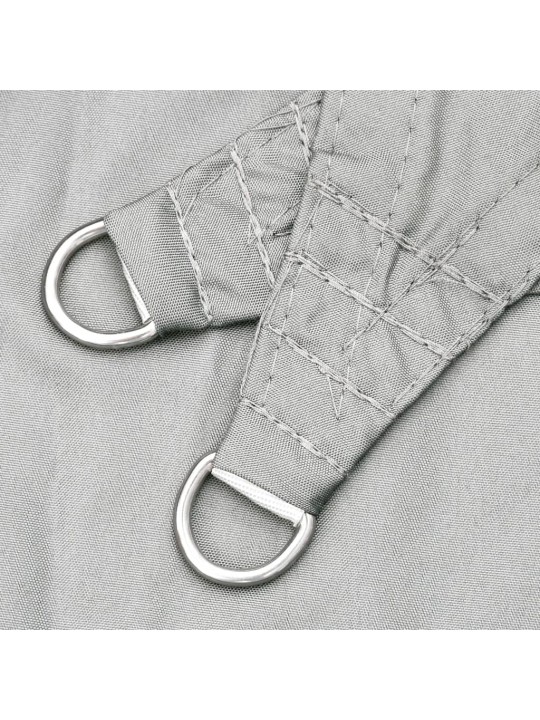 Stínicí plachta světle šedá 3 x 3 x 3 m 100% polyester oxford