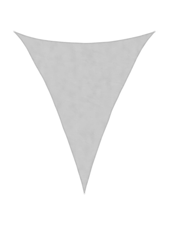 Stínicí plachta světle šedá 3 x 4 x 4 m 100% polyester oxford