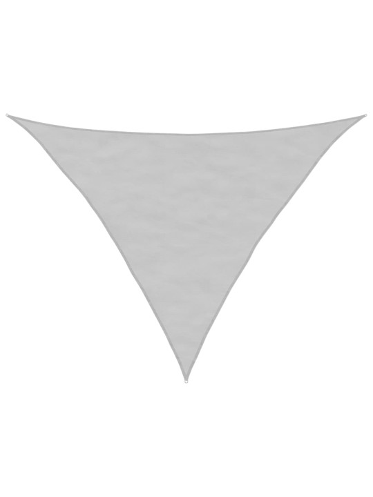 Stínicí plachta světle šedá 3,5x3,5x4,9 m 100% polyester oxford