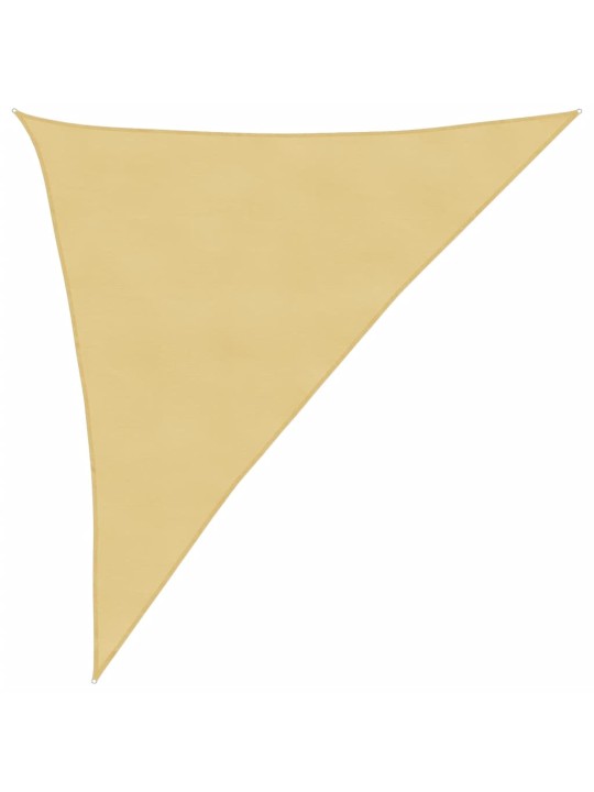 Stínicí plachta písková 3 x 4 x 5 m 100% polyester oxford