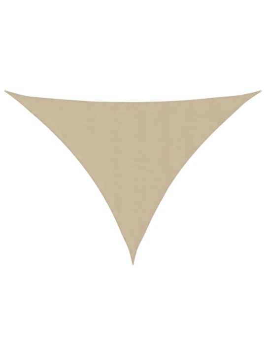 Stínicí plachta béžová 7 x 5 x 5 m 100% polyester oxford