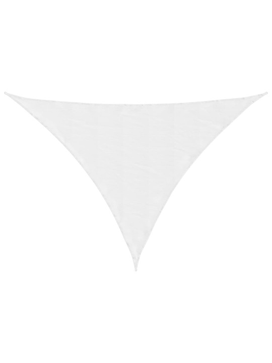 Stínicí plachta bílá 7 x 5 x 5 m 100% polyester oxford