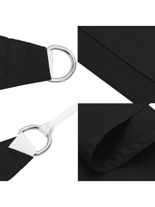 Stínicí plachta černá 2 x 2 x 2 m 100% polyester oxford