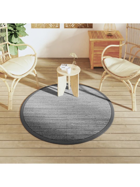 Venkovní koberec arakil šedý ø 120 cm pp