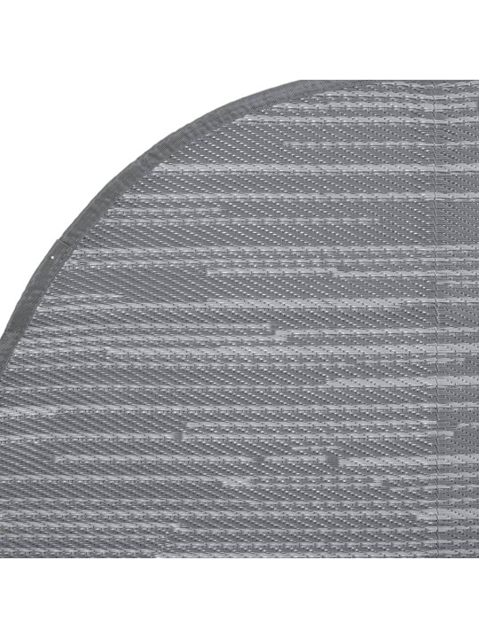 Venkovní koberec arakil šedý ø 120 cm pp