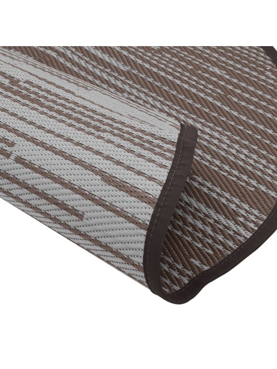 Venkovní koberec arakil hnědý ø 120 cm pp