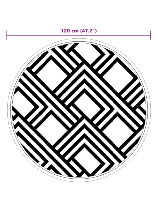 Venkovní koberec arakil šedý ø 120 cm pp