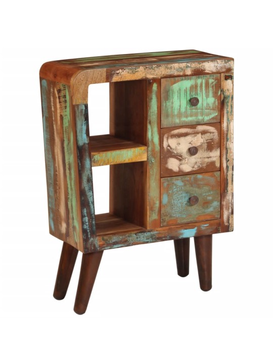 Příborník 55 x 30 x 80 cm masivní recyklované dřevo
