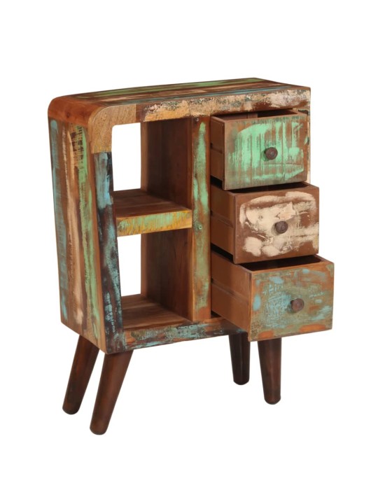 Příborník 55 x 30 x 80 cm masivní recyklované dřevo