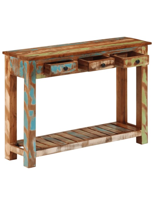 Konzolový stolek 110 x 30 x 76 cm masivní recyklované dřevo