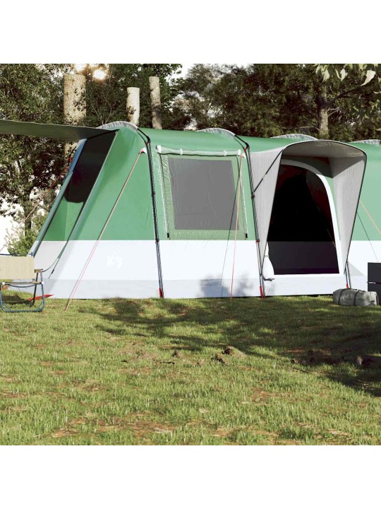 Kempingový stan tunel pro 4 osoby zelený nepromokavý